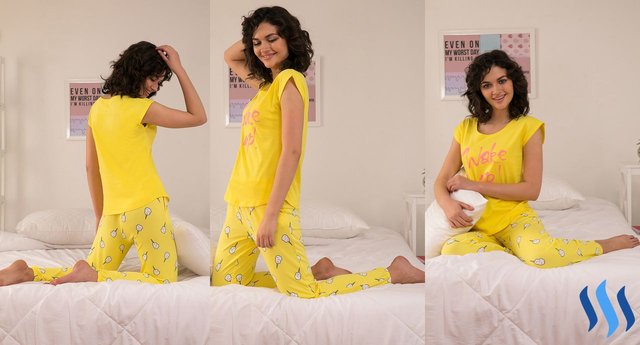 Candyland Top N Pyjama Set - Yellow- ₹777 Only..jpg