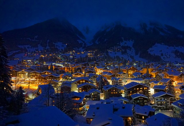 Klosters, Switzerland On A Winter Night — Steemit