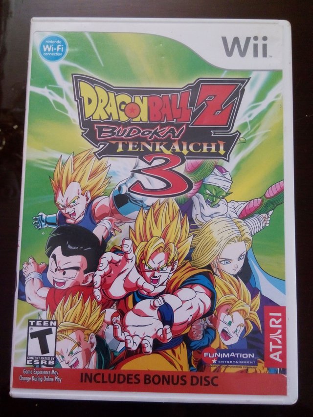 Dragon Ball Z Budokai Tenkaichi 3 Bonus Disc Nintendo Wii Video Game  Complete
