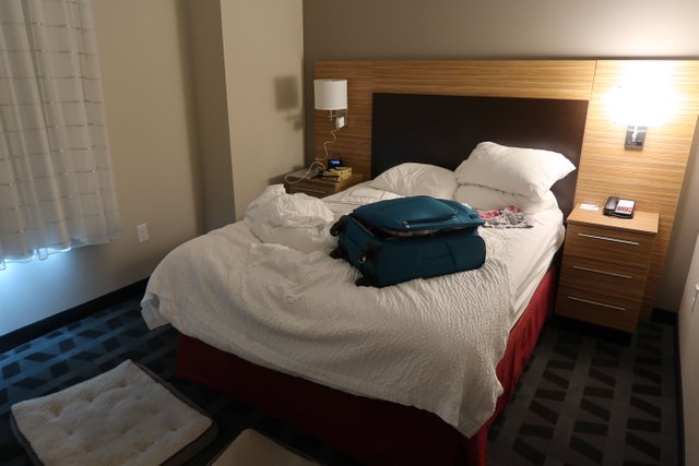 Bedroom 1 Towneplace Suites Marriott in Auburn, Alabama!.JPG