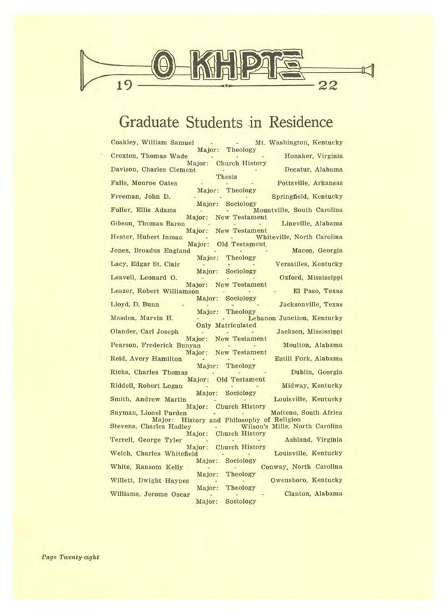 Southern Seminary annual (O Kerux) 1922-032.jpg