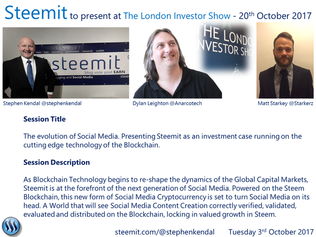 Steemit to Present at London Investor Show - Speakers.png