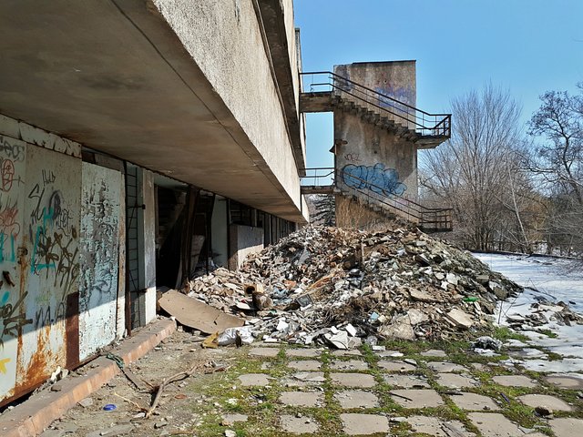 Damaged Restaurant Russia Zaporozhye