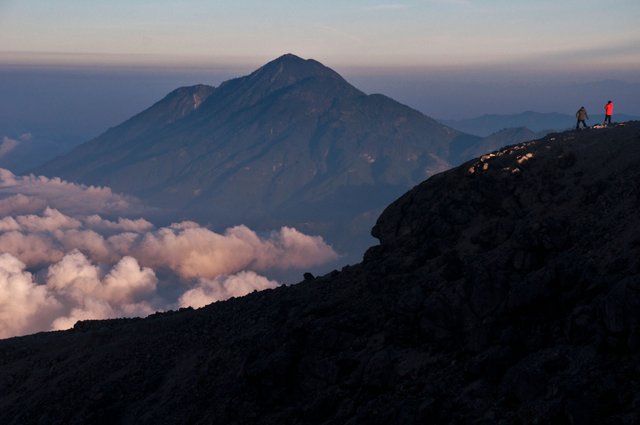 Tacana Volcano is located in the border between Mexico and Guatemala.  Here kissed by the first light of the morning....jpg