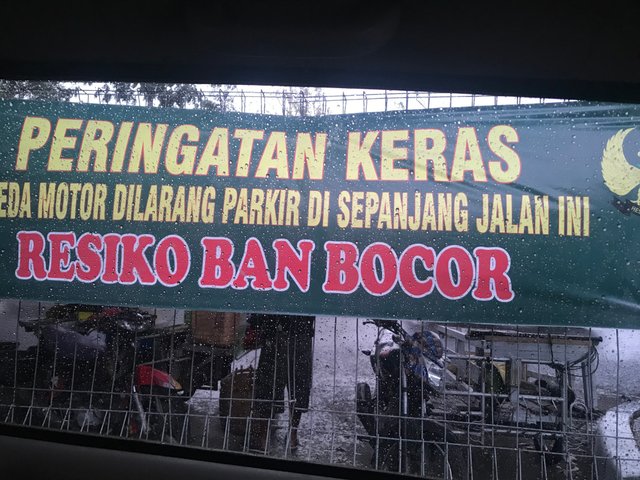 Hanya sebuah peringatan keras di Rumah Sakit