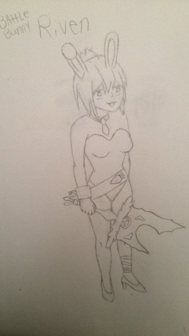 Battle Bunny Riven, Drawings