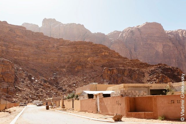 Village in the desert