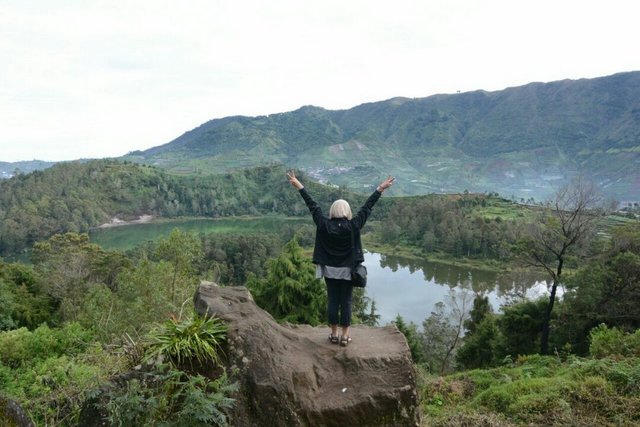 Fascinated By Arjuna Temple And Color Lake In Dieng Plateau