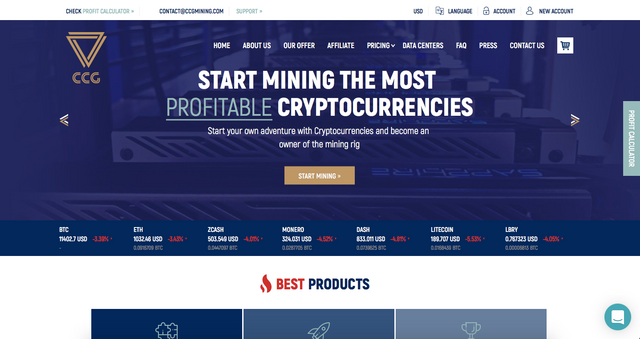 ccg mining website