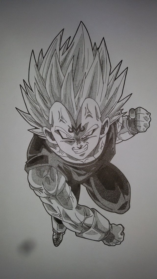 Majin Vegeta, Dragon ball z, Anime art