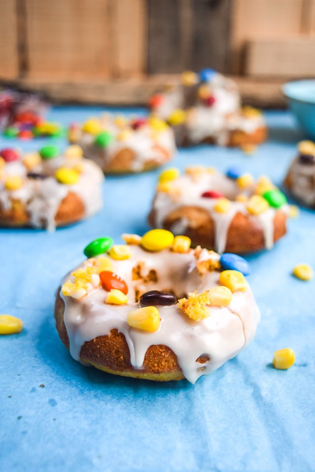 Sweet Corn & M&M Doughnuts.,.jpg