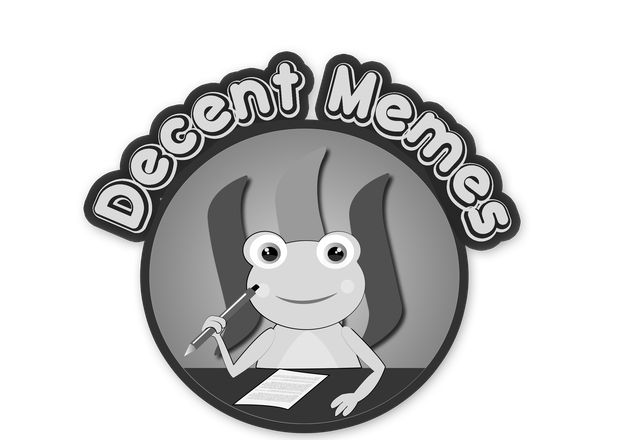 Decent Memes logo B&W 1.png