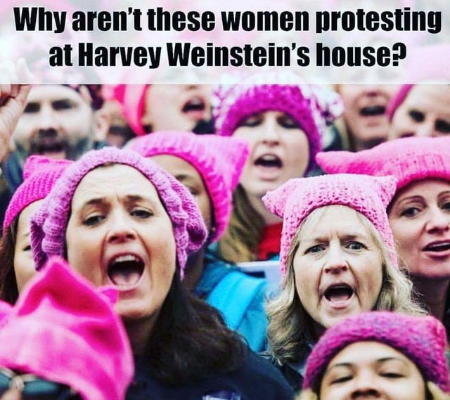 5 harvey weinstein hillary clinton rape march pussy hat.jpg