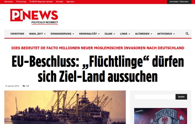 EU Beschluss  „Flüchtlinge“ dürfen sich Ziel Land aussuchen   PI NEWS.jpg