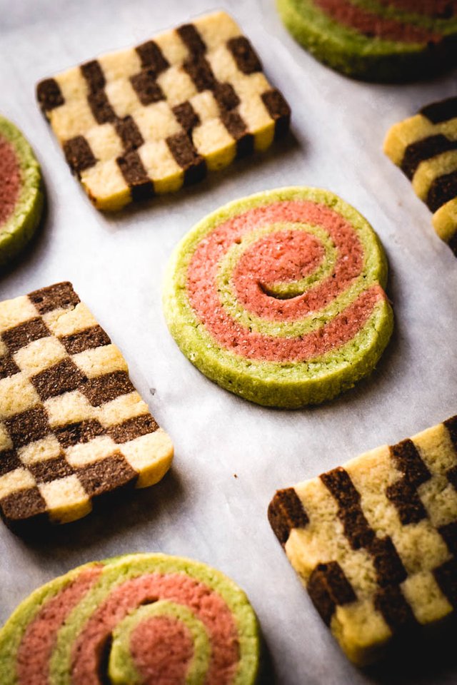 Christmas Cookies - Pinwheels + Checkerboard Cookies - FOOD PHOTO SHOOT ...