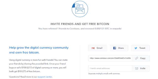 How To Get 10 Free Bitcoin At Coinbase Using Your Referral Link - 