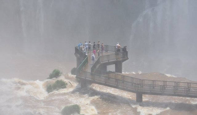 Walkway in Iguazu falls, Brazil.jpg