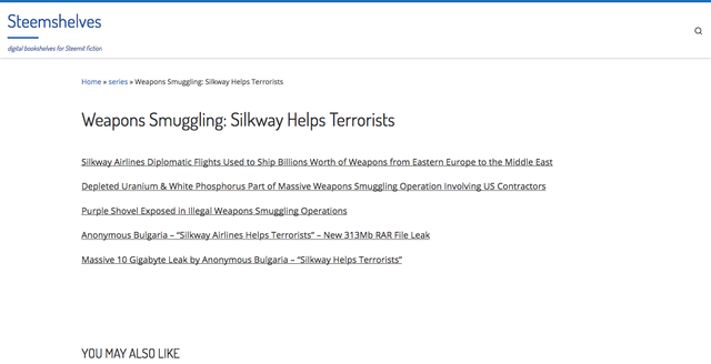 Weapons Smuggling Silkway Helps Terrorists – Steemshelves(1).png