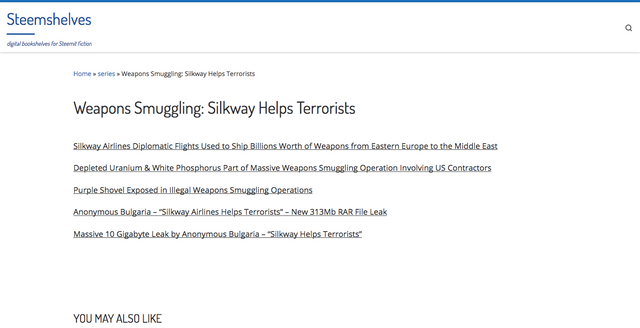 Weapons Smuggling  Silkway Helps Terrorists – Steemshelves(1).png