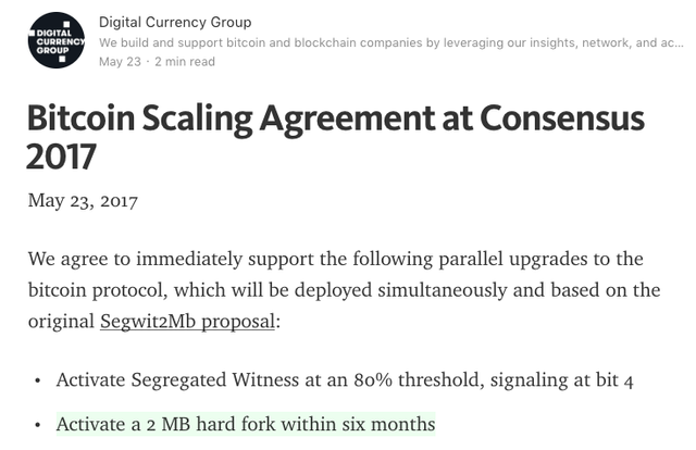 Segwit 2X