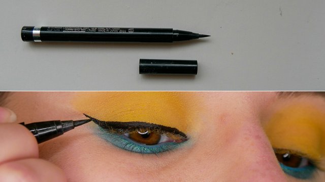 Full On Sunshine Look - black winged eyeliner - Melissavandijkmakeuptutorials.jpg