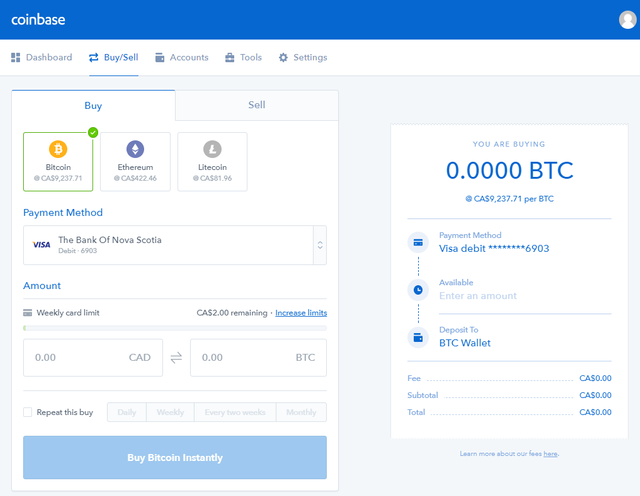 Bitcoin Exchanges For Canadians Coinsquare Vs Coinbase Steemit - 