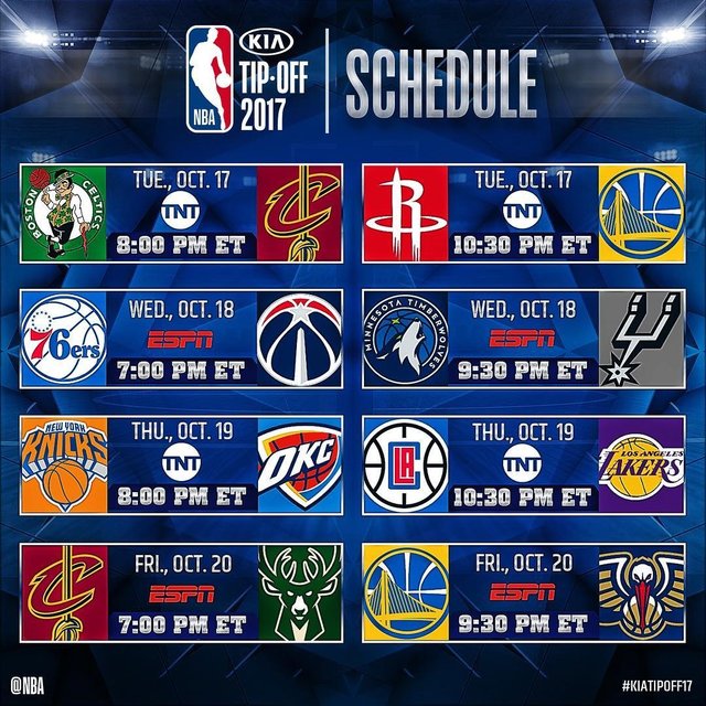 Nba on sale weekly schedule