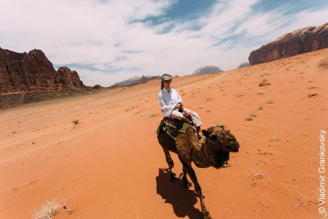 Me riding a camel