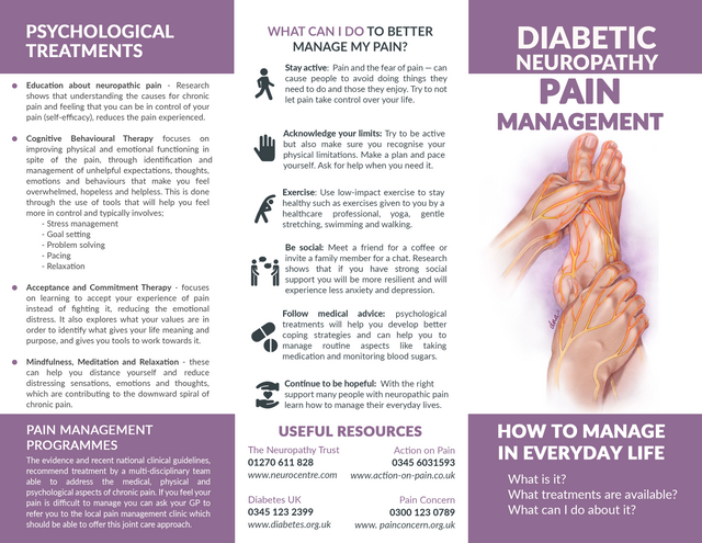 Coping Tools and Tips for Diabetic Neuropathy Pain