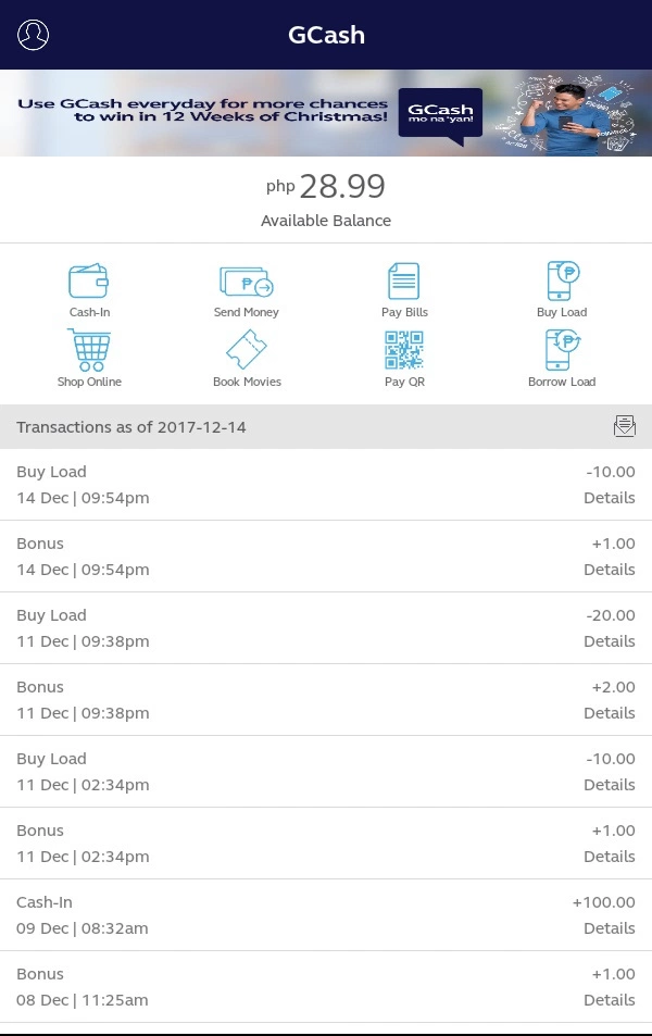 How much is rebate in GCash?