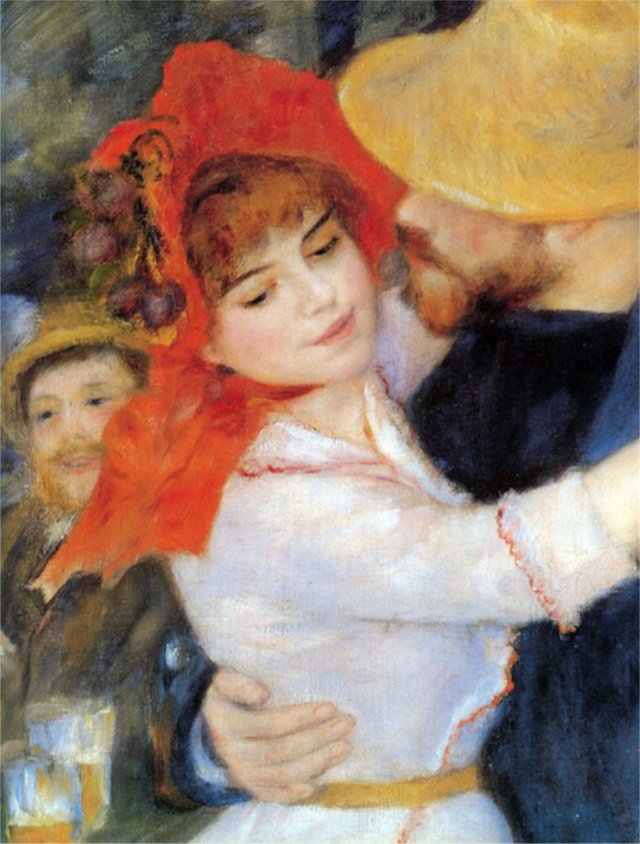 Dance in Bougival (Detail) by Renoir Arts Council of Great Britain.jpg