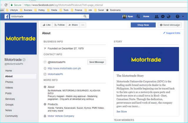 Motortrade Official Page