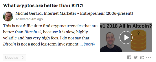 What cryptos are better than BTC?