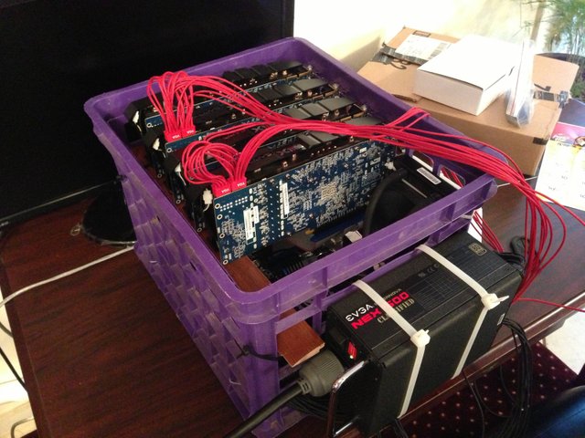 crate cryptocurrency mining rig