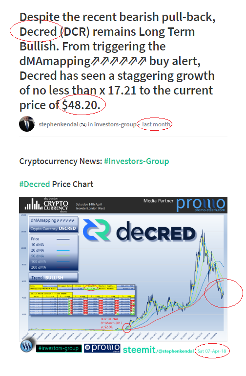 Decred (DCR) #dMAmapping⇗⇗⇗⇗⇗⇗ Alert