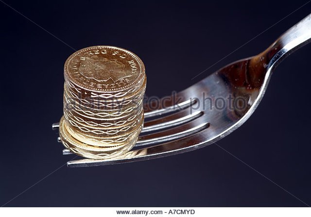 one-pound-coins-balancing-on-a-silver-coloured-fork-british-expression-a7cmyd.jpg