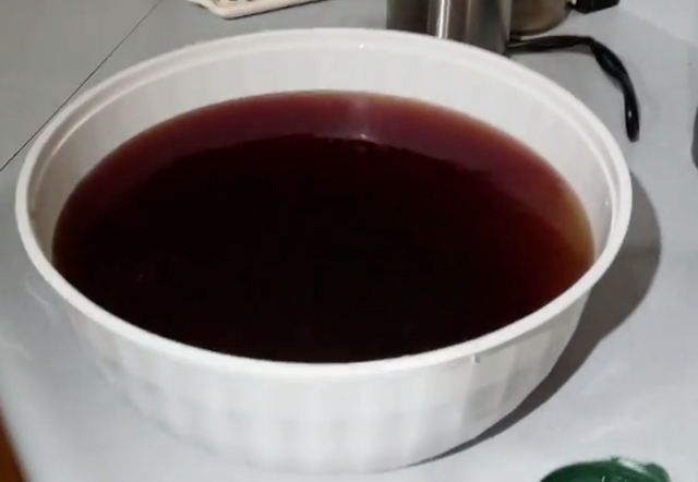 Bowl of flavored Kombucha