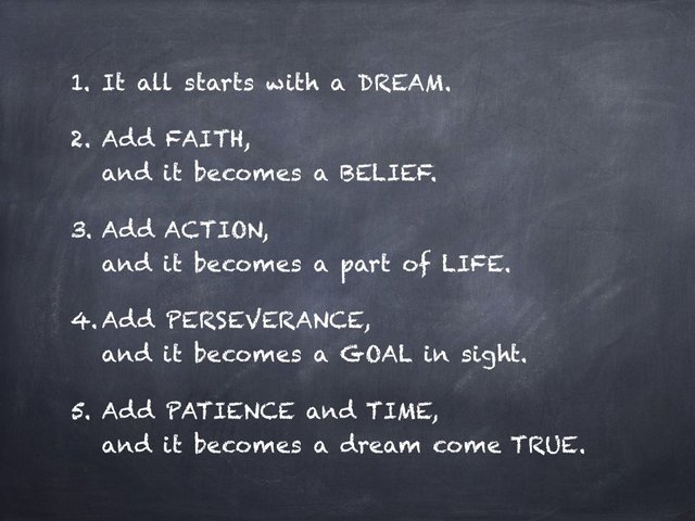 It All Starts With A Dream..... — Steemit