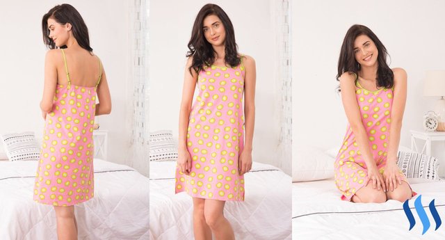 Tropical Fizz Sleep Dress - Pink N Print- ₹795 Only.jpg
