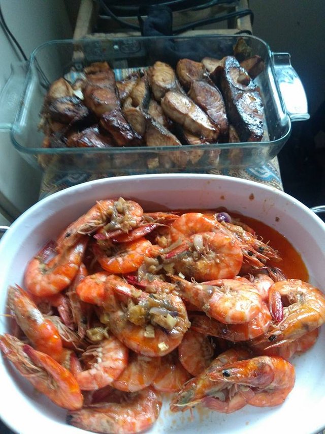 dailyfoto grilled tanguige and sauteed prawns.jpg