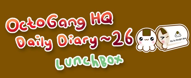 OctoGang's Diary: Day 26 - lunchbox comic drawing octogang webtoon takosdiary