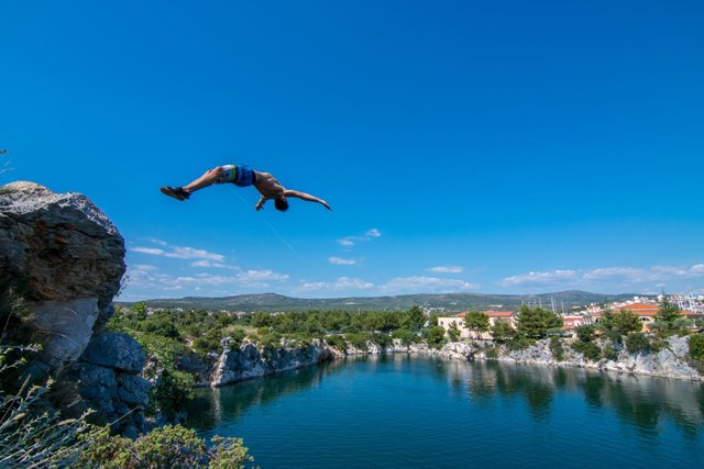 Cliff Jumping