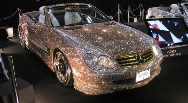 Every car lover's dream: Mercedes Benz decorated with Swarovski crystals —  Steemit
