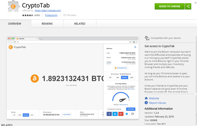 Cryptota!   b Earn Bitcoins While Using Google Chrome Steemit - 