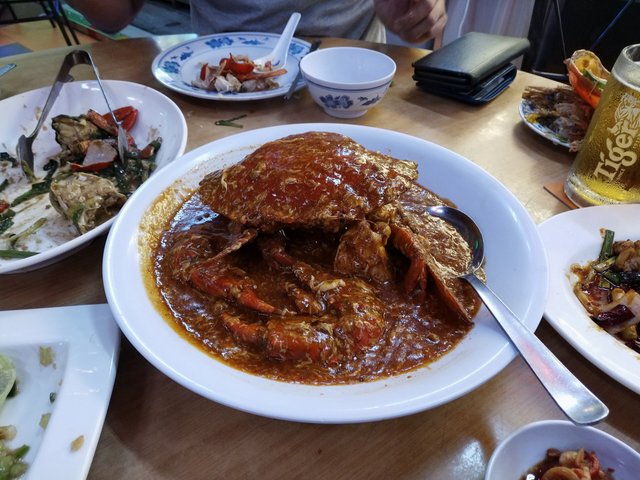 Singapore chilli crab