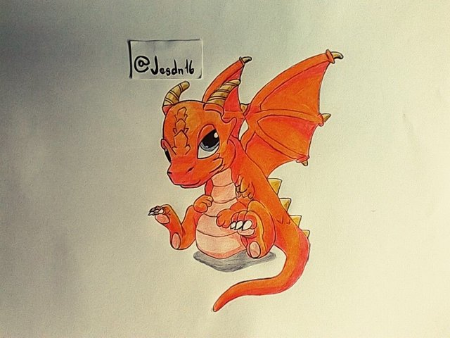 Baby Dragon Drawing - How To Draw A Baby Dragon Step By Step