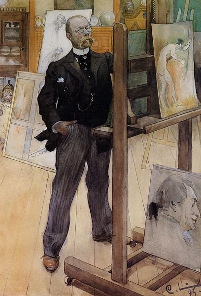 Carl Larsson (1853-1919), Self-portrait, 1895.jpg