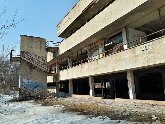 Damaged Restaurant Russia Zaporozhye