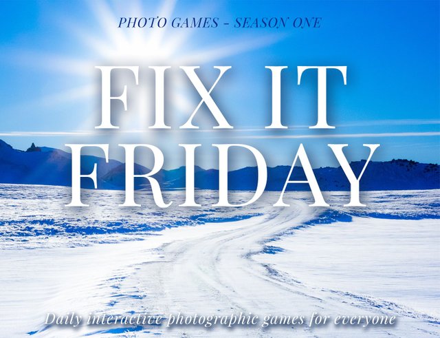 Fix It Friday Game