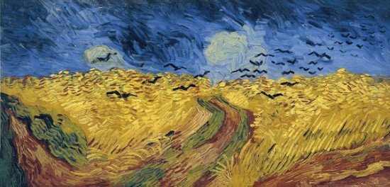 Vincent van Gogh, Wheat Fields with Crows, 1890.jpg